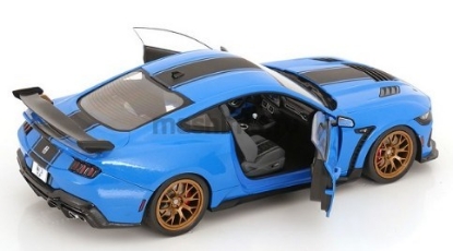 Изображение SOLIDO 1/18 FORD Mustang Super Snake Coupe 2024 blue metallic-black/синий-черный