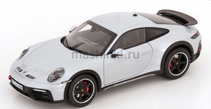 Изображение NOREV 1/18 PORSCHE 911 Dakar (992) 2023 ice grey metallic