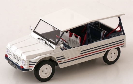 Изображение NOREV 1/18 CITROEN Mehari Electric 2016 (0/4) white/blue/red