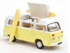 Изображение NOREV JET CAR 1/43 VW T2 Combi Camper Van доски для серфинга 1973 astel yellow