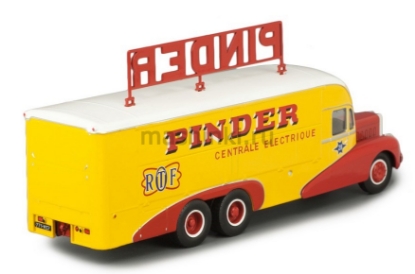 Изображение ATLAS 1/43 BERNARD 28 Pinder Circus Electrical Truck 1951 yellow