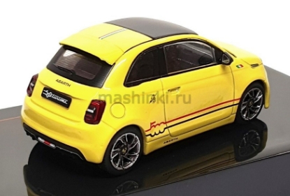 Изображение IXO 1/43 FIAT 500e Abarth 2024 yellow