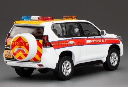 Изображение VITESSE 1/43 TOYOTA Land Cruiser Prado 4x4 HK Airport District Police (полиция аэропорта Гонконга) 2015