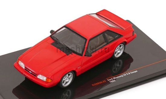 Изображение IXO 1/43 FORD Mustang LX 5.0 Coupe 1992 red