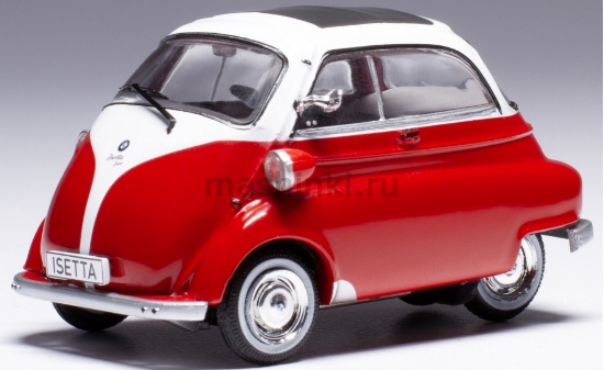 Изображение IXO 1/43 BMW Isetta 1959 red/white