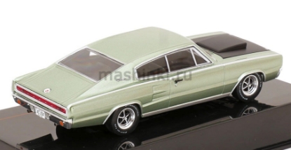 Изображение IXO 1/43 DODGE Charger MK1 1967 green metallic/black