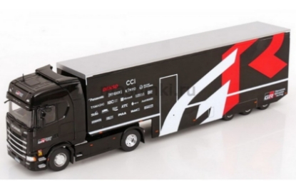 Изображение IXO 1/43 SCANIA S-Series Race Transporter полуприцеп Toyota Gazoo Racing WRT 2024