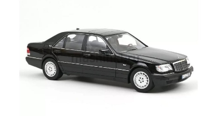 Изображение NOREV 1/18 MERCEDES-BENZ S600 (W140) 1997 (6/6) obsidian black metallic