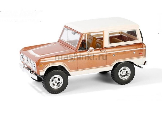 Изображение GREENLIGHT 1/18 FORD Bronco Ranger 1973 hot ginger metallic