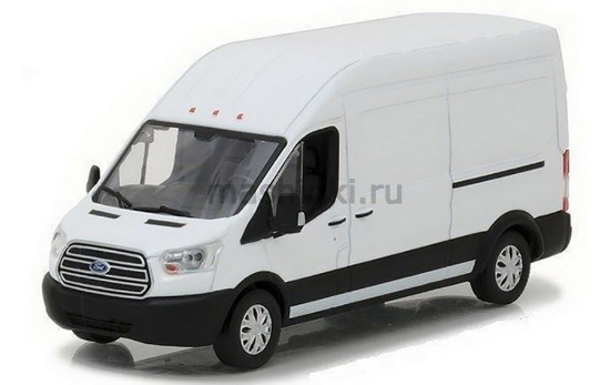 Изображение GREENLIGHT 1/43 FORD Transit Jumbo High Roof (высокая крыша) 2017 oxford white