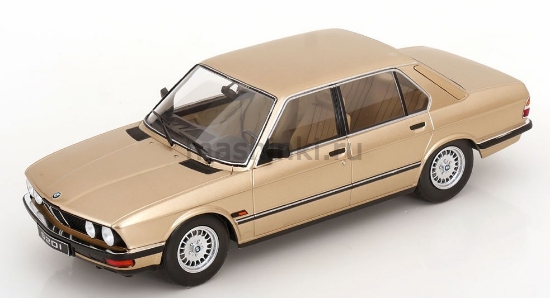Изображение IXO 1/18 BMW 520i (E28) 1987 (0/6) gold metallic