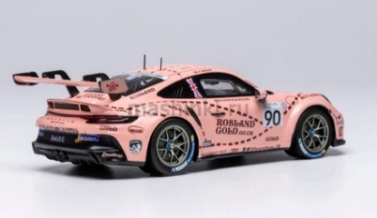Изображение IXO 1/43 PORSCHE 911 GT3 Cup (992) №90 Rosland Gold Malin 2 место Porsche Cup Brands Hatch 2023