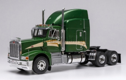 Изображение IXO 1/43 Седельный тягач PETERBILT 377 A/E 1998 green metallic/creme