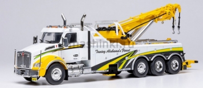 Изображение IXO 1/43 Эвакуатор KENWORTH T880 2018 white/yellow