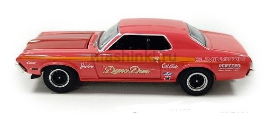 Изображение GREENLIGHT 1/64 MERCURY Cougar Eliminator Dyno Don 1969 red