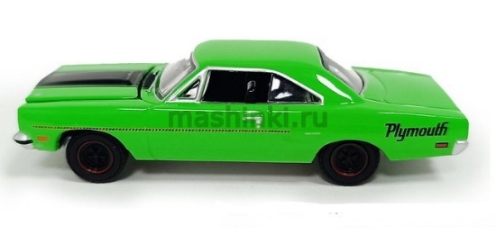 Изображение GREENLIGHT 1/64 PLYMOUTH Road Runner 1970 green
