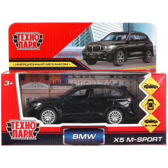 Изображение ТЕХНОПАРK BMW X5 M-Sport 12 см металл. черный