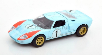 Изображение NOREV JET CAR 1/43 FORD GT40 №1 Gulf Team 1966 blue