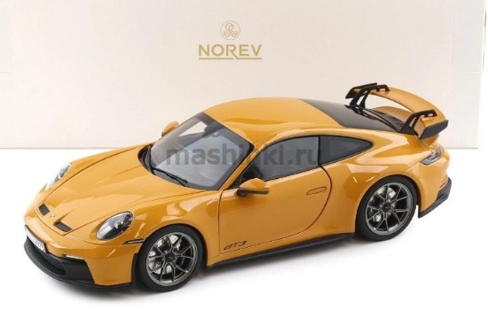 Изображение NOREV 1/18 PORSCHE 911 GT3 (992) 2021 (3/4) bahama yellow