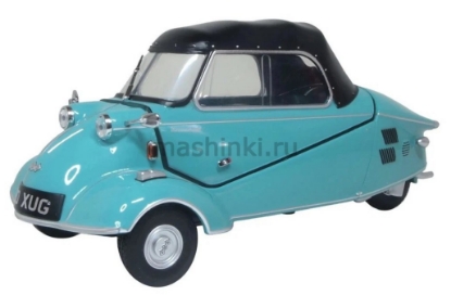 Изображение OXFORD 1/18 MESSERSCHMITT KR200 Bubble Car Cabrio 1955 (1/1) turkisgrun