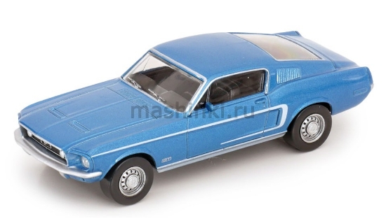Изображение NOREV JET CAR 1/43 FORD Mustang GT Fastback 1968 acapulco blue