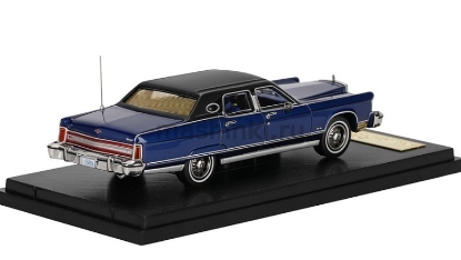 Изображение SUNSTAR 1/64 LINCOLN Continental Tawn Car 1979 dark blue