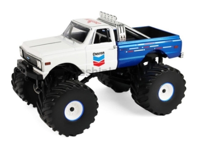 Изображение GREENLIGHT 1/43 CHEVROLET K-10 Monster Truck Chevron 150th Anniversary Bigfoot 1972 white/blue