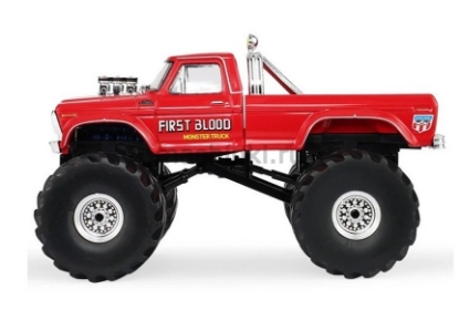 Изображение GREENLIGHT 1/43 FORD F-250 Monster Truck First Blood Bigfoot (колеса 66 дюймов) 1978 red