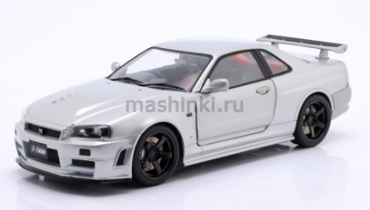 Изображение SOLIDO 1/18 NISSAN Skyline R34 GT-R (2/4) silver met