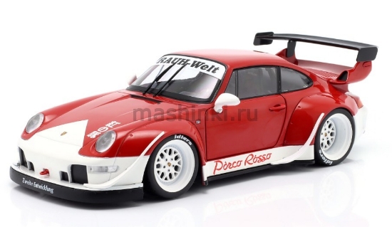 Изображение SOLIDO 1/18 PORSCHE RWB Bodykit Porco Rosso (2/4) red