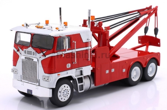 Изображение IXO 1/43 Эвакуатор FREIGHTLINER FLA 1987 red/white
