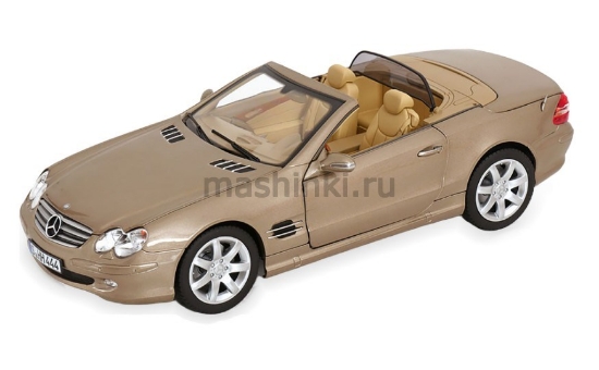 Изображение NOREV 1/18 MERCEDES-BENZ SL 500 (R230) 2003 travertine beige